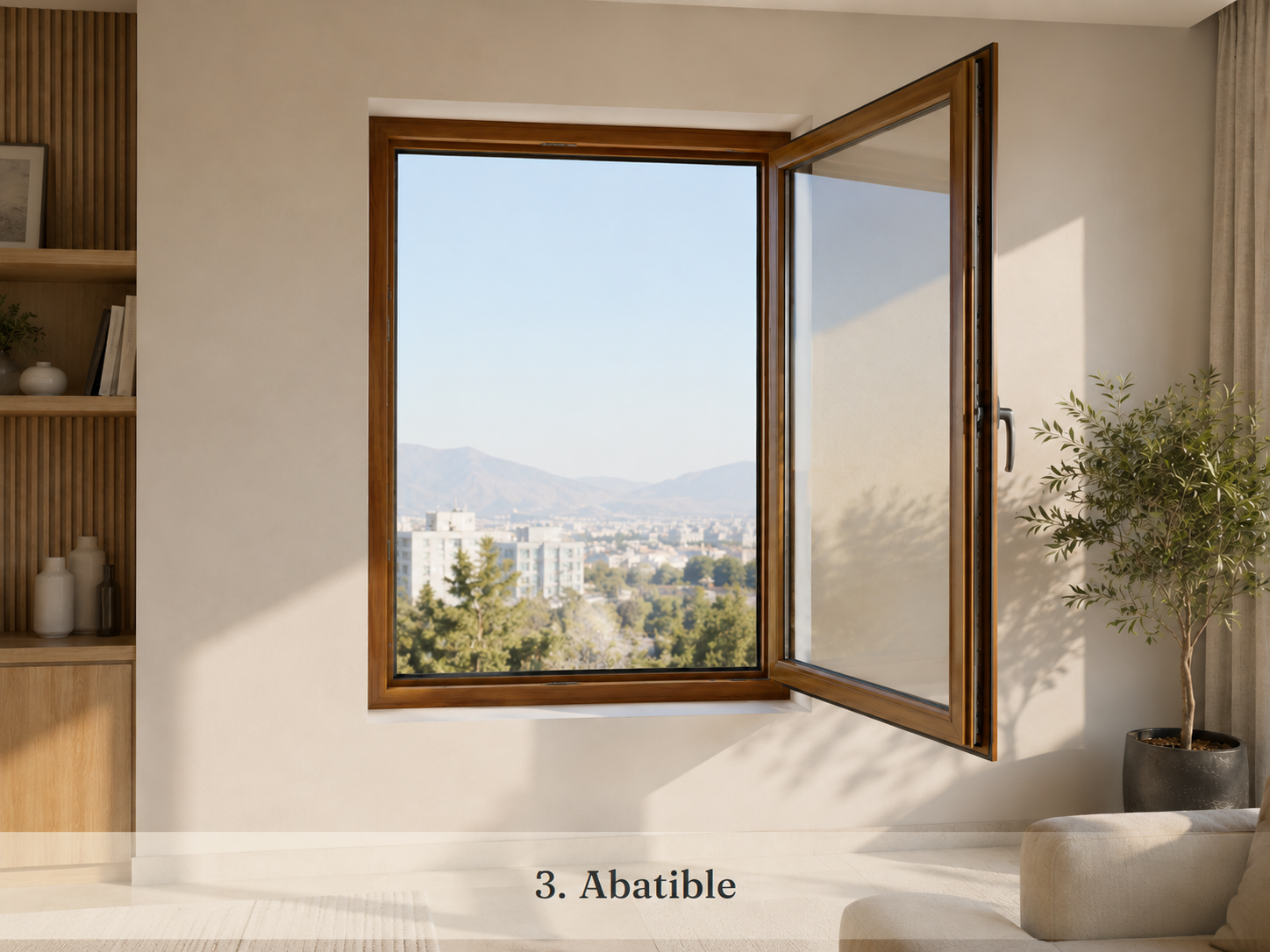 Ventana PVC tipo Abatible