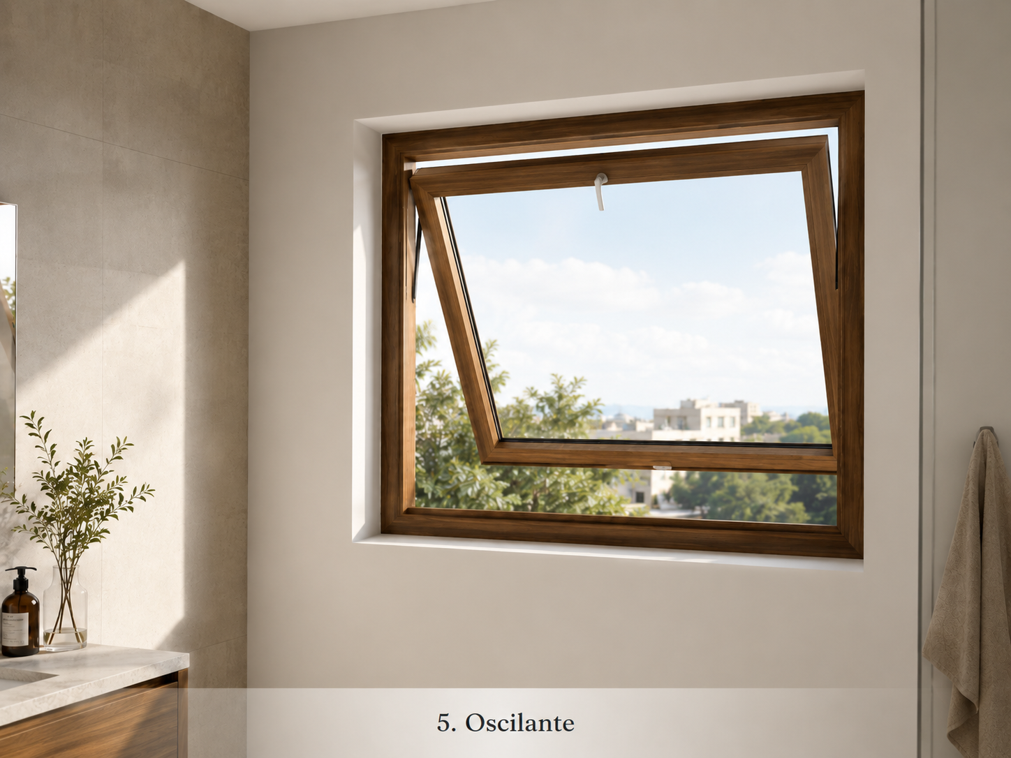 Ventana PVC tipo Oscilante